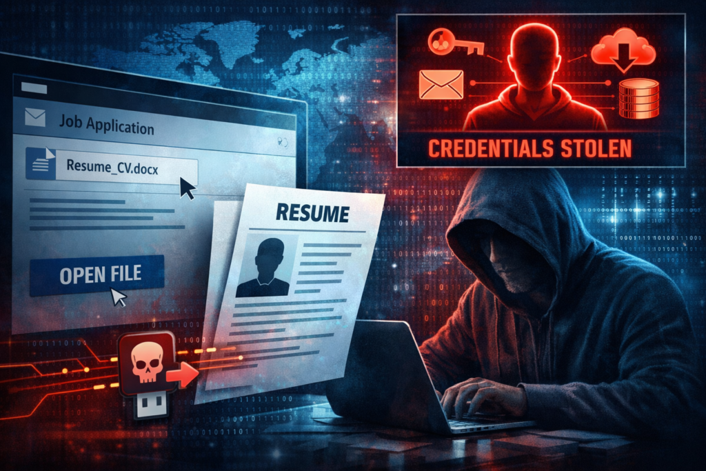 Hackers Use Fake Resumes to Infiltrate Companies and Steal Credentials Hackers Use Fake Resumes to Infiltrate Companies and Steal Credentials